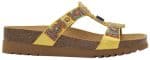 NEW BOGOTA' WEDGE SATIN+BEADS W YELLOW 39