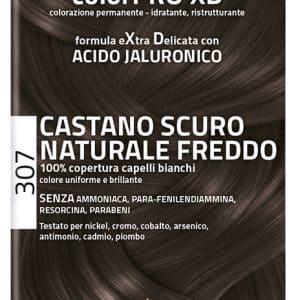 EUPHIDRA COLORPRO XD 307 CASTANO SCU NATURALE F COLORE + ATTIVANTE + BALSAMO + CUFFIA + GUANTI
