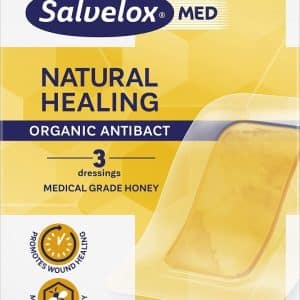 CEROTTO SALVELOX MED NATURAL HEALING ORGANIC ANTIBACT 7,5X4,5CM 3 PEZZI