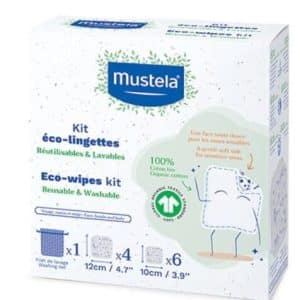 MUSTELA SALVIETTE LAVABILI RIUTILIZZABILI 10 PEZZI