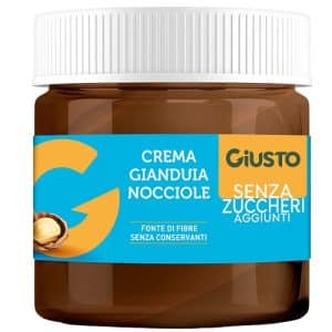GIUSTO SENZA ZUCCHERO CREMA GIANDUIA NOCCIOLE 200 G