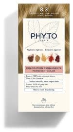 COLOR KIT 8,3 BIONDO CHIARO DORATO LATTE RIVELATORE 50 ML +CREMA COLORANTE 50 ML + MASCHERA PROTETTIVA COLORE 12 ML + GUANTI