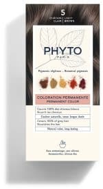 COLOR KIT 5 CASTANO CHIARO LATTE RIVELATORE 50 ML + CREMA COLORANTE 50 ML + MASCHERA PROTETTIVA COLORE 12 ML + GUANTI
