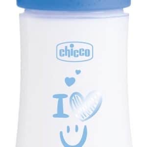 CHICCO BIBERON P5 240ML MED SILICONE BOY