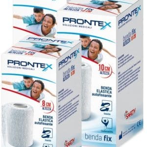 BENDA ELASTICA PRONTEX FIX AUTOFISSANTE 12 CM DI ALTEZZA PER4 METRI IN ESTENSIONE 1 PEZZO