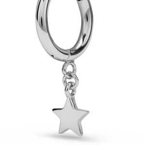 VERAME' 60 ORECCHINI SINGOLO STELLA ARGENTO