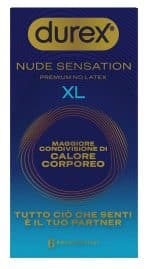 PRESERVATIVO DUREX NUDE SENSATION XL 6 PEZZI