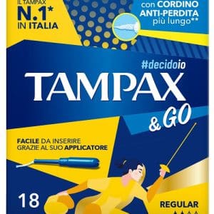 TAMPAX &GO REGULAR 18 PEZZI