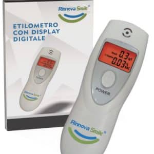 RINNOVA SMILE ETILOMETRO DISPLAY DIGITALE