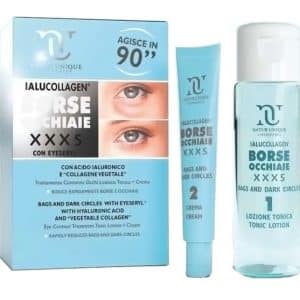NATUR UNIQUE IALUCOLLAGEN BORSE E OCCHIAIE XXXS TONICO 10 ML+ 30 ML