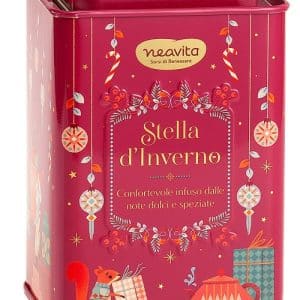 NEAVITA INFUSO STELLA D'INVERNO FILTROSCRIGNO IN SQUARE TINROSSO NATALE 12 FILTRI DA 3,5 G