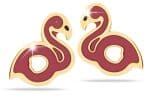 MJ POST 493 ORECCHINO DEFINITIVO MEDICAL JEWELS FENICOTTERIROSA