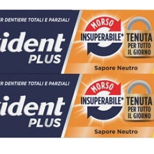 KUKIDENT BIPACCO MORSO INSUPERABILE CREMA ADESIVA DENTIERE 57 G X 2