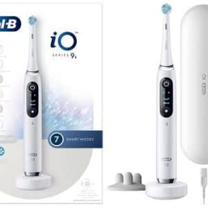 ORAL-B IO 9 WHITE SPAZZOLINO ELETTRICO + 2 REFILL TESTINE CON CUSTODIA DA VIAGGIO