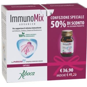IMMUNOMIX ADVANCED 50 CAPSULE RM CONFEZIONE SPECIALE 2 PEZZI