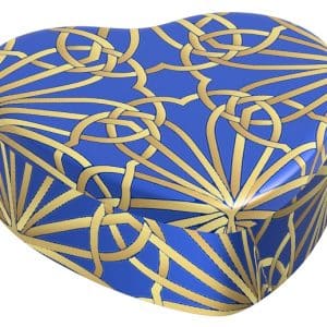 COLORS CANDELA CUORE BLU/ORO 95 G