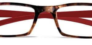 OCCHIALE DA LETTURA TWINS PLATINUM NECK DEMI BORDEAUX +1,50