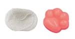 KONJAC SPUGNA BIANCA + SAPONE ROSA