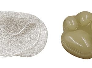 KONJAC SPUGNA BIANCA + SAPONE VERDE