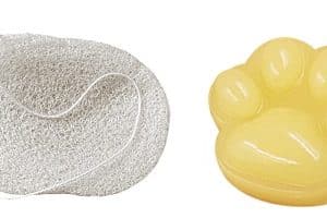 KONJAC SPUGNA BIANCA + SAPONE GIALLO