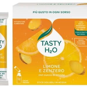 TASTY H2O LIMONE ZENZERO 12 STICK
