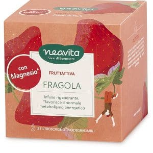 NEAVITA FRUTTATTIVA FRAGOLA E MAGNESIO 12 FILTRI 2,8 G