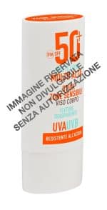 LABORATORIO DELLA FARMACIA SOL STICK SPF 50+ PROTEZIONE MOLTO ALTA ZONE SENSIBILI VISO E CORPO TEXTURE TRASPARENTE RESISTENTE ALL'ACQUA 7,5 ML SENZA PROFUMO