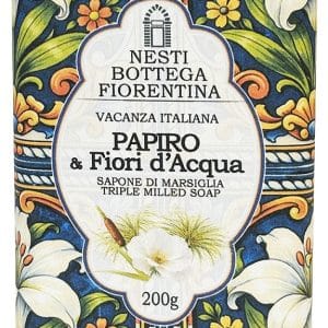 VACANZA ITALIANA PAPIRO E FIORI D'ACQUA SAPONE DI MARSIGLIA200 G