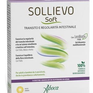 SOLLIEVO SOFT 14 BUSTINE GRANULARI DA 3,8 G SENZA GLUTINE SENZA LATTOSIO SENZA ZUCCHERI AGGIUNTI