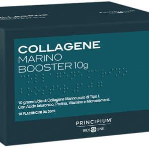 PRINCIPIUM COLLAGENE MARINO BOOSTER 10 G 10 FLACONI DA 30 MLCON EDULCORANTE SENZA GLUTINE SENZA LATTOSIO