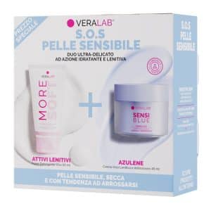 VERALAB KIT PHARMA SOS PELLE SENSIBILE 1 MORE SOFT FOAM DETERGENTE VISO 50 ML + 1 SENSIBLUE CREMA VISO 45 ML