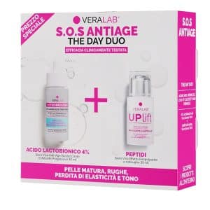 VERALAB KIT PHARMA THE DAY DUO 1 ACIDO LACTOBIONICO 4% SIEROVISO 30 ML + 1 UPLIFT SIERO VISO 30 ML