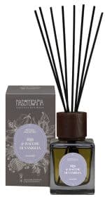 NASOTERAPIA RITUALI OLFATTIVI DIFFUSORE D'ESSENZA CON OLI ESSENZIALI IRIS & BACCHE DI VANIGLIA 200 ML CON BASTONCINI