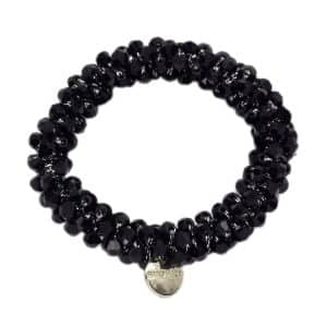 BRACCIALETTO ELASTICIZZATO BLACK DIAMETRO 6 CM 15 G