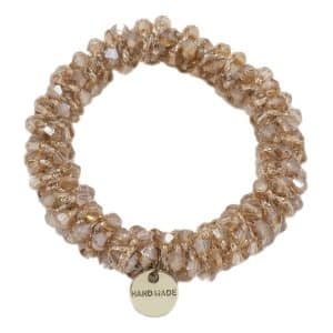 BRACCIALETTO ELASTICIZZATO CHAMPAGNE DIAMETRO 6 CM 15 G