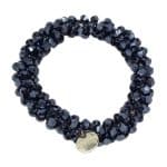 BRACCIALETTO ELASTICIZZATO DARK BLUE DIAMETRO 6 CM 15 G