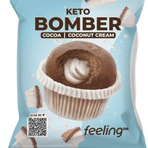 FEELING OK KETO BOMBER COCOA-COCONUT CREAM 50 G