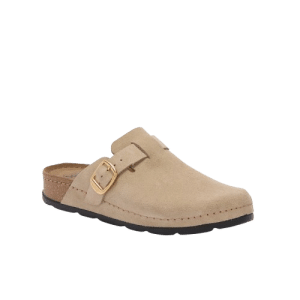 BORA CLOG LEASUE W DARK BEIGE 36