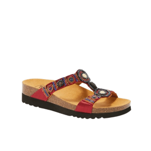 NEW BOGOTA' WEDGE TEXSAT W BORDEAUX/MULTI 37