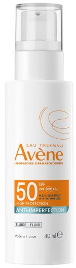 EAU THERMALE AVENE SOLARE FLUIDO ANTI-IMPERFEZIONI SPF50 40ML